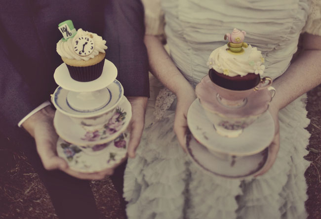 teacups and cupcakes
