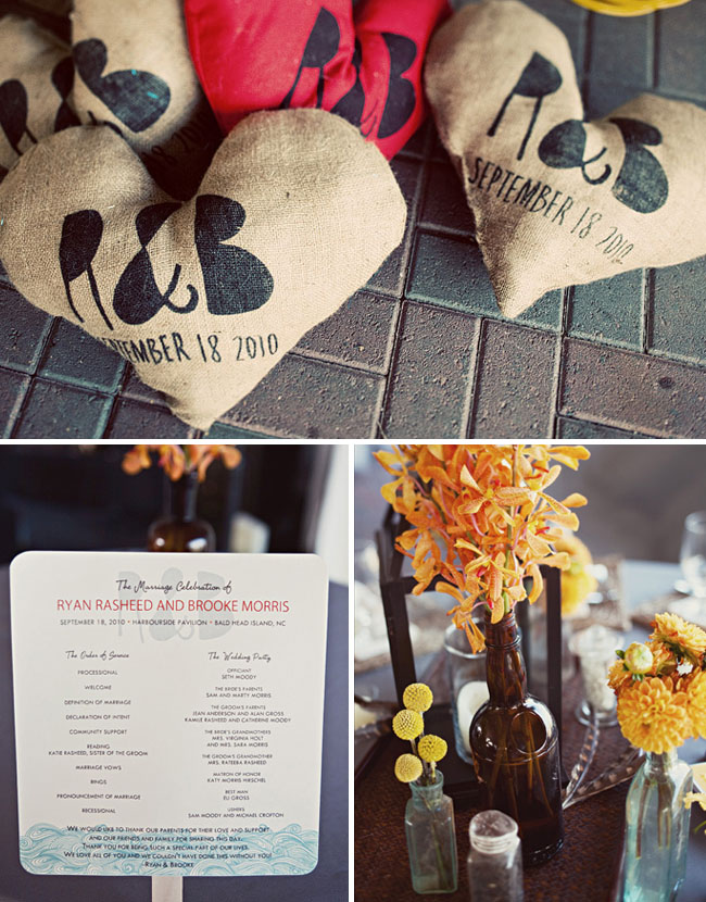 wedding heart pillows